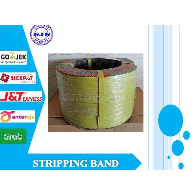 TALI STRAPPING BAND 15MM TALI PACKING STRAPPING BAND TALI KLEM15MM ORIGINAL DAN TERPERCAYA