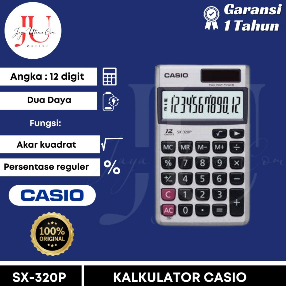 Kalkulator Casio SX 320P Kalkulator Mini Original