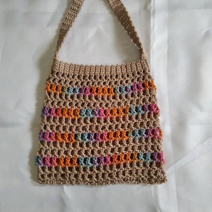 TAS SELEMPANG JARING NOKEN PAPUA SMALL ORIGINAL DAN TERPERCAYA