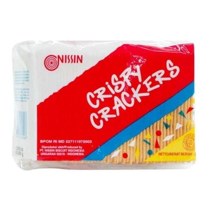 New Nissin Crispy Crackers Biscuit Biskuit Snack