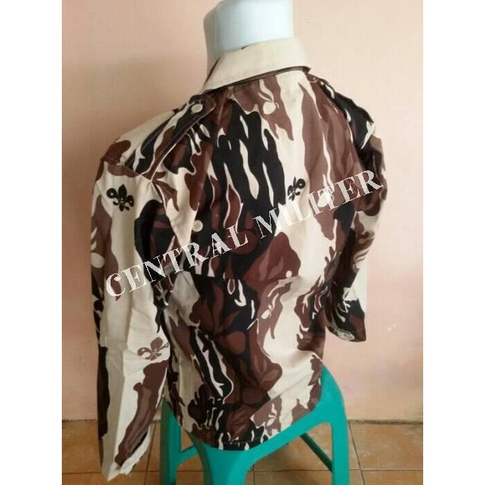 (Expert) seragam pramuka/seragam loreng pramuka/doreng pramuka/baju pramka