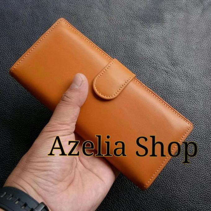 original-dompet kulit wanita-panjang-asli-kartu-branded TEB