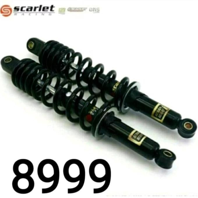 8999/280/340/360 Mm Original Scarlet 8999 Shockbreaker Shock Absorber Blkg Ymh Honda Suzuki Jupiter,