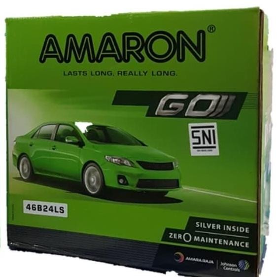 AKI MOBIL MAZDA 2 LAMA NS60LS 46B24LS AMARON GO murah