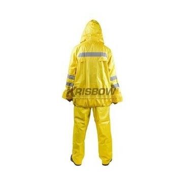 Jas Hujan Rainsuit Pvc L Yellow Krisbow 10051755