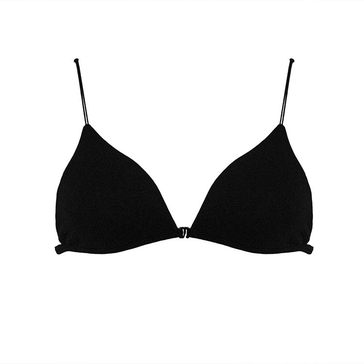 【Bisikannya】【COD】Bra segitiga tanpa kawat, tali tipis, bagian belakang cantik