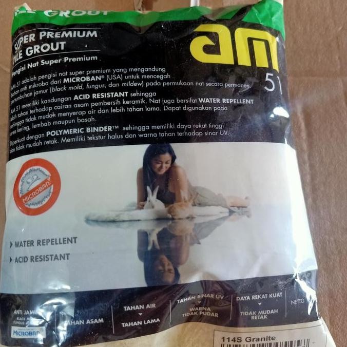 AM 51 - 114S Granite. Super Premium Tilegrout
