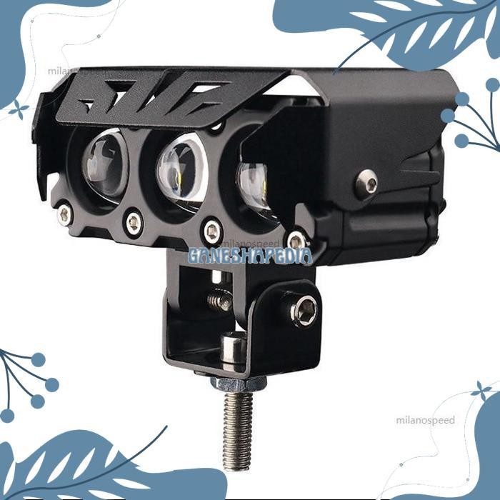 KT78 ZX41 QIG-1722 Lampu Tembak Led Foglamp 150W 10000LM IP68 DC 9V-85V CR7 SQL 3 Mata Laser Gun Put