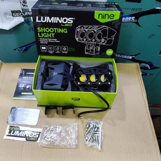 Lampu Tembak Laser Sql3 Mata Q9 Nine Hilo 3 Lensa Luminos Led Q9 1 Pc