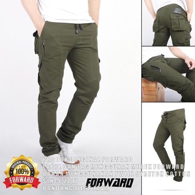 Best Seller Celana Cargo Panjang | CargoPants Kargo Pdl Pria Forward System Hectic PDL karet PL