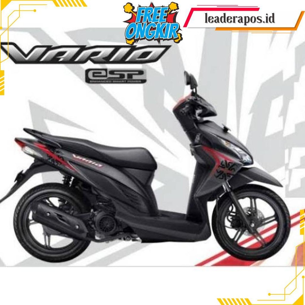 Batok Vario 110 Fi Led Merah Hitam Putih Hitam Doff 2015 2016 2017 2018 / Batok Vario 110 Led Termur