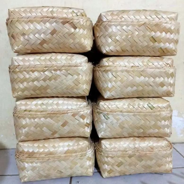 New besek bambu 25x25 termurah,box catering makanan,hampers,dll