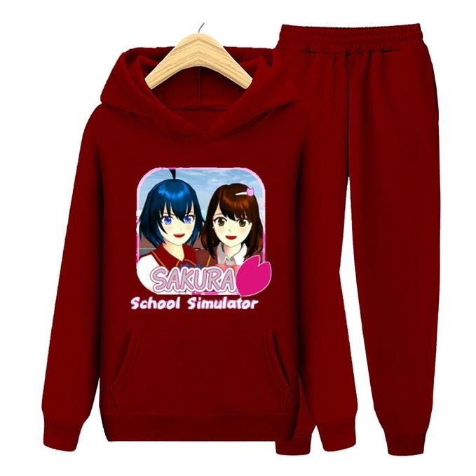 Update - YMF - Setelan Sweater Hoodie Sakura School Simulator | Anak-Remaja ( SET Hoodie - Sakura Sc