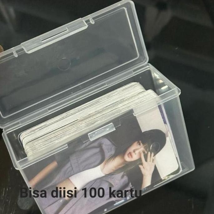 Box Container Penyimpanan Serbaguna Kartu Besar Plastik