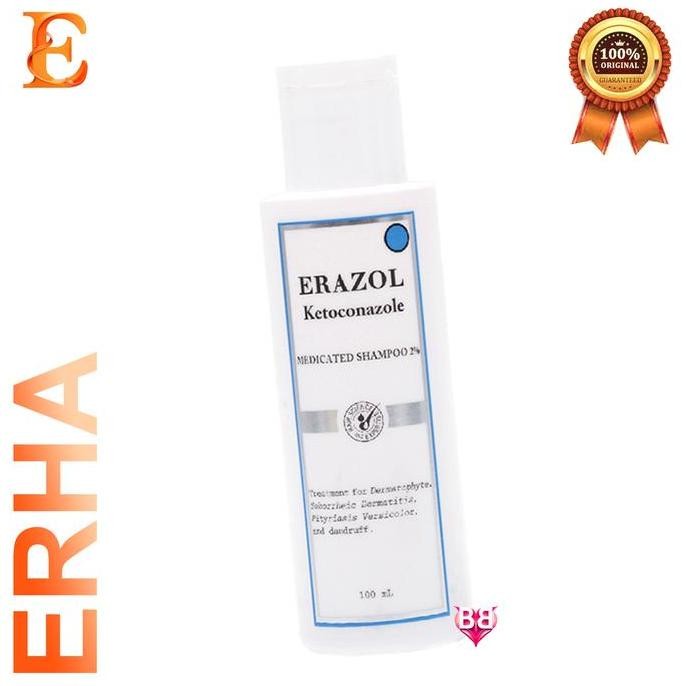 Erha Erazol Medicated Shampoo (atasi dermatitis seboroik / ketombe)