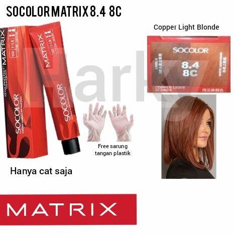 Cat Matrix Socolor 8.4 Copper Light Blonde 90ml (cat saja)