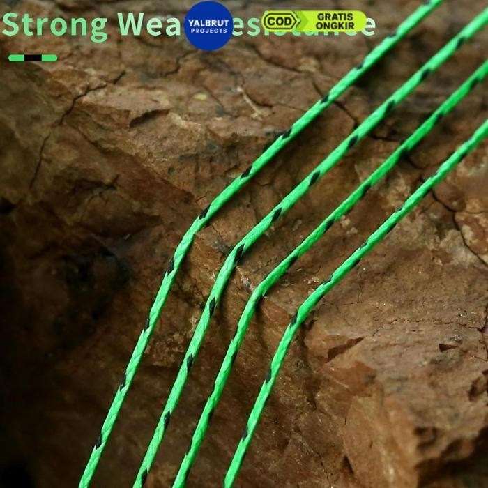 Quality Benang Pe X4 Speckle Tali Pancing Pe 100M Senar Pe Spider Braid Kuat Anti Keriting Mudah Ten