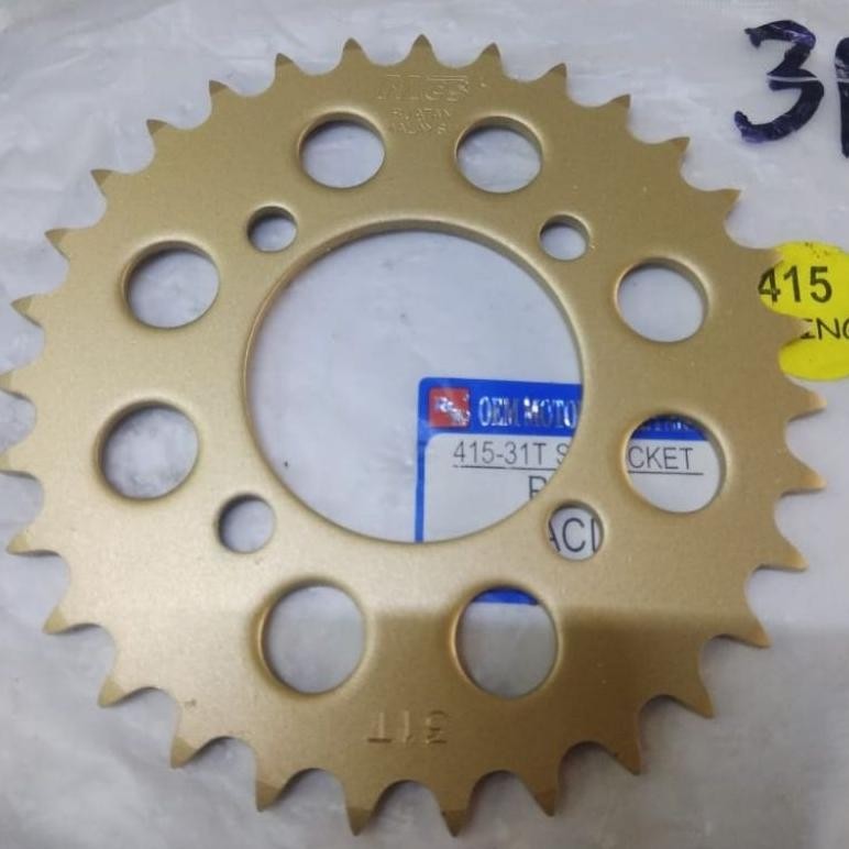 Gir Sprocket Belakang Honda Nova Sonic 125 Dash CS1 old new RIKO GOLD Gear Bahan Baja kekherasan 45-