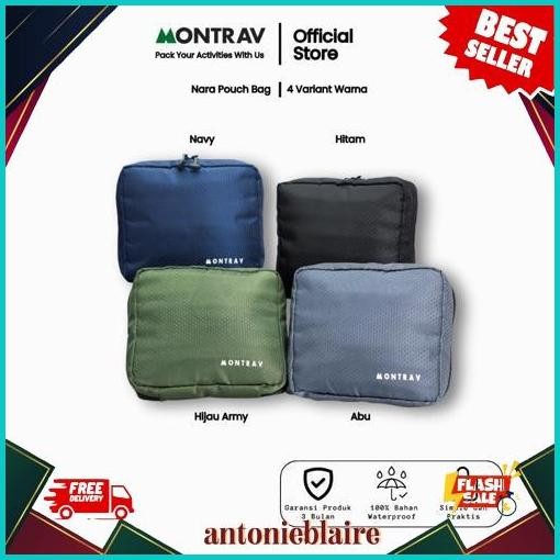 MONTRAV - Tas Tempat Sabun - Tas Alat Mandi Traveling - Nara Termurah