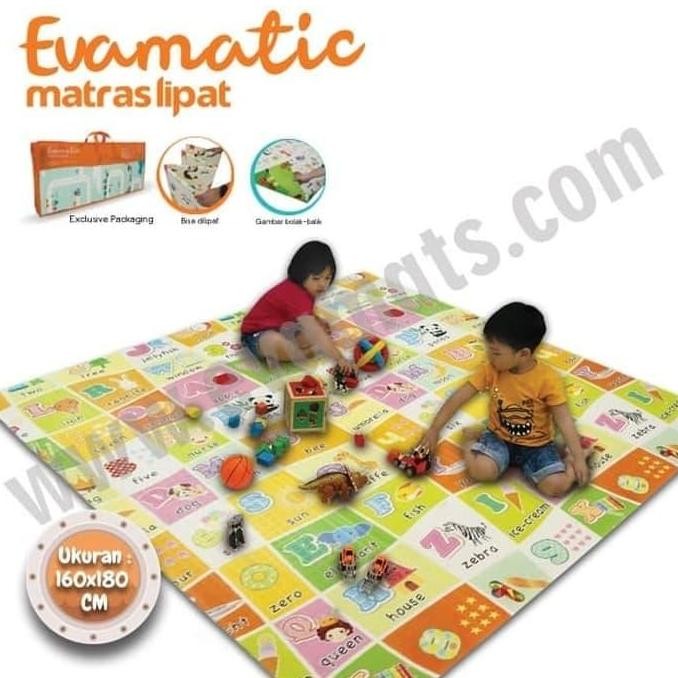Evamatic Matras Lipat|Matras Anak|Xpe Folding Mat|Premium Playmat