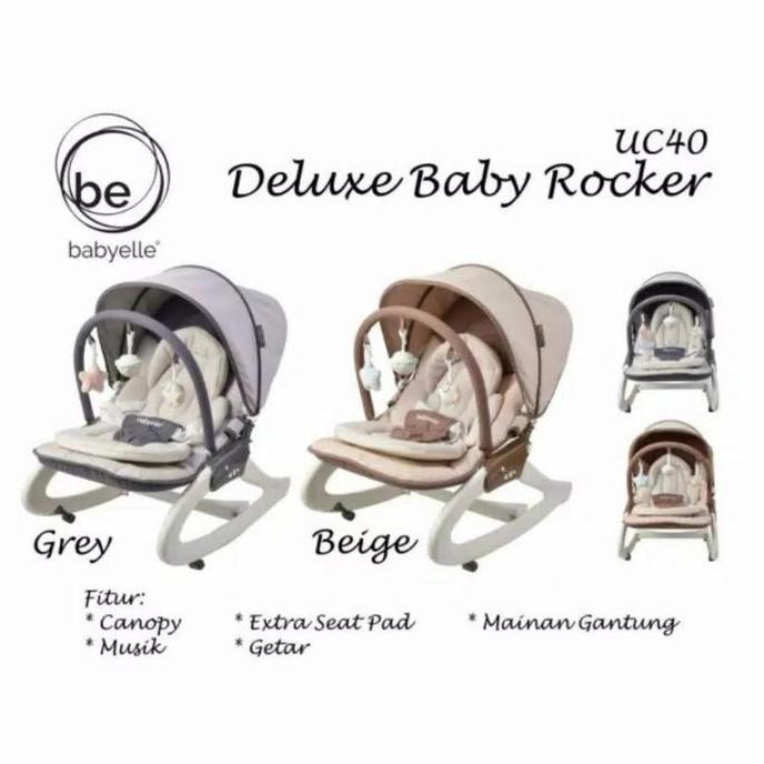 Mamalove - Bouncer Rocker Boncer Dudukan Santai Kursi Getar Bayi