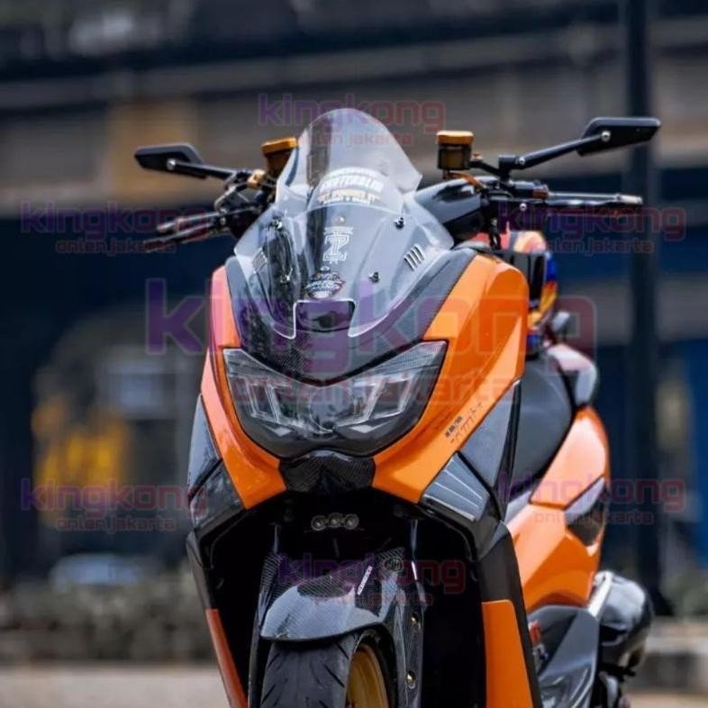 Promo WINDSHIELD VISOR Nmax sporty TDR mini V2 sirip . Visor Nmax  sporty TDR mini sirip . Visor all