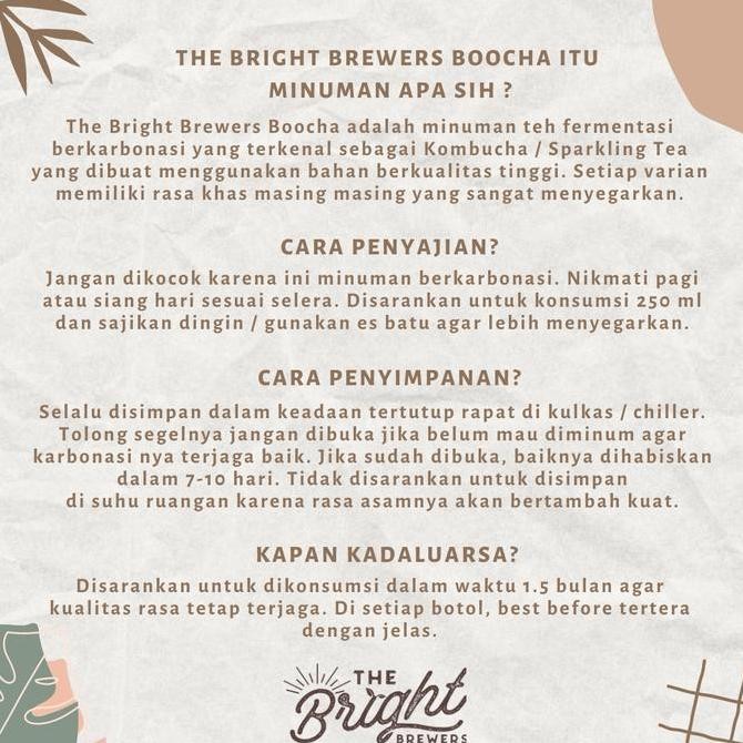 READY STOCK PAKET KOMBUCHA 3 BOTOL MIX BUNDLE - SPARKLING TEA DELIMA BERRY LYCHEE 