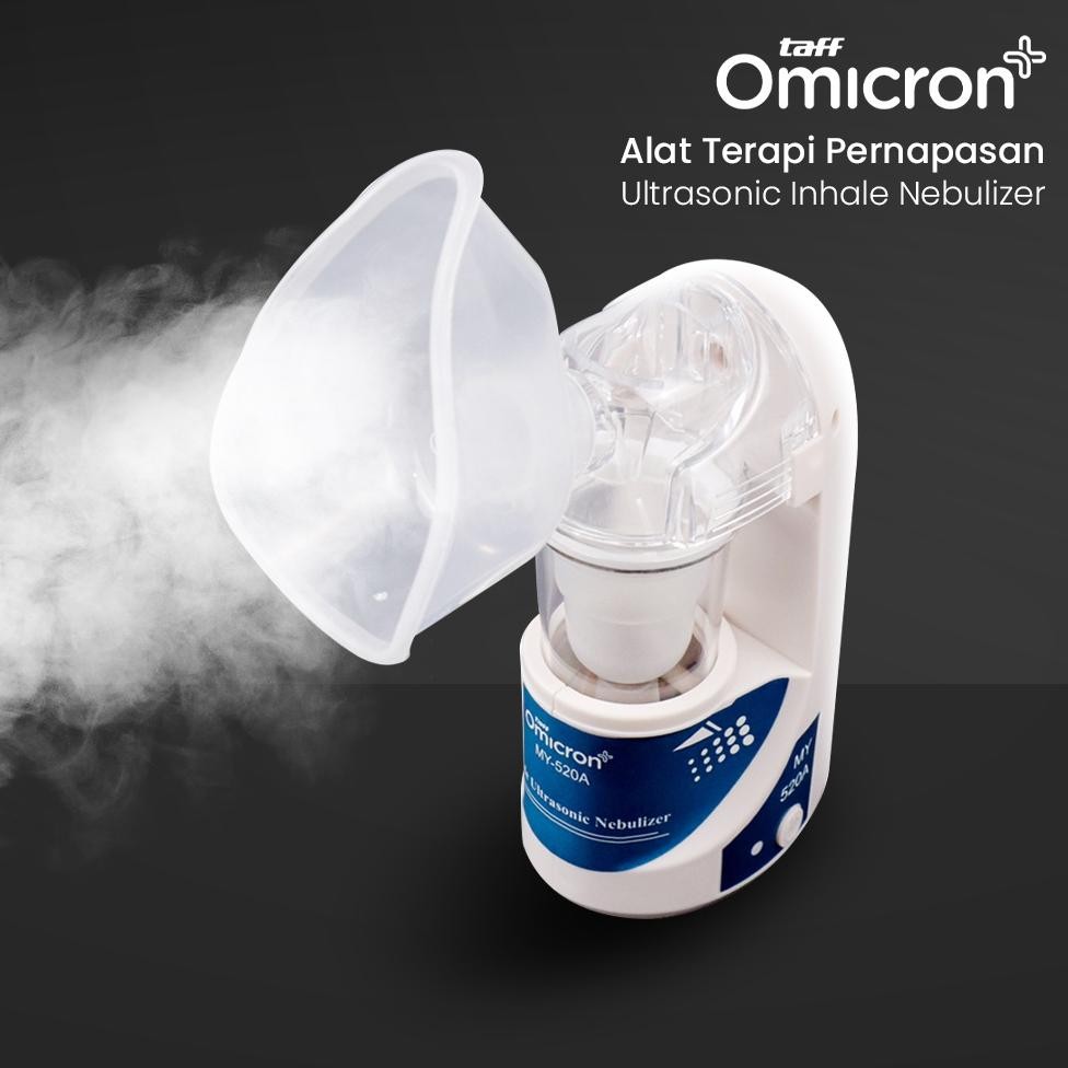 Alat Uap Pernafasan Asma | Alat Uap Nebulizer | inhaler hidung Bayi-Dewasa  MY-520A - White