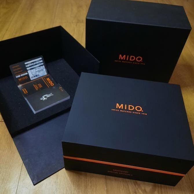 Box Kotak Jam Mido Original Swiss Rolex Tag Heuer Omega Longines Seiko