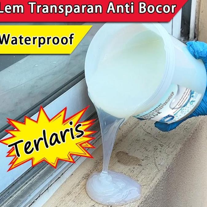 Promo Lem Transparan Kuas Cat Anti Bocor Invisible Waterproof Agent Keramik Kamar Mandi Kolam Dll Se