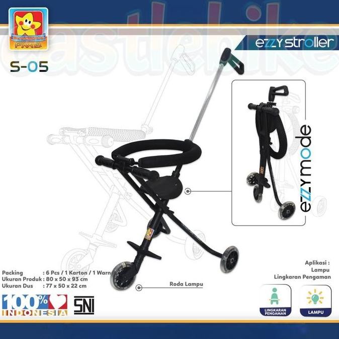 Pmb S05 Kursi Dorong Anak Stroller Anak/ Ezzy Stroller Pmb S05 Mini Trike Bayi Chair Roda Dorongan