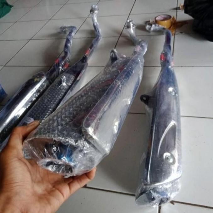 Knalpot Racing Bobokan Standar Tuk Supra/Karisma/Blade/Revo Absolute/