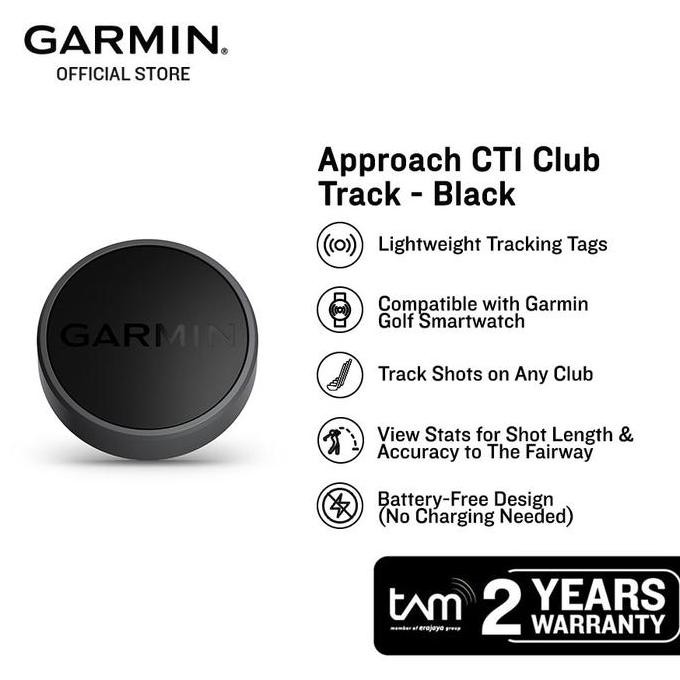 Premium Garmin Approach CT1 Club Track - Black Promo