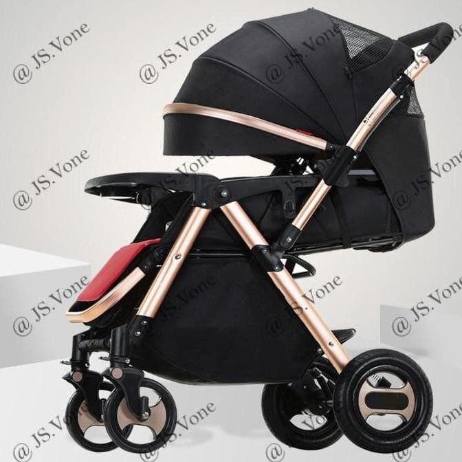 Kereta Dorong Bayi Baby Bliss X Nevi Baby / Baby Stroller 2 Arah Billt