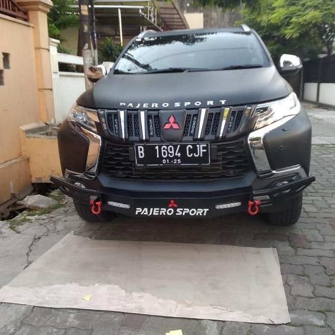 towing bumper depan AEMBOSS mobil all new Pajero sport