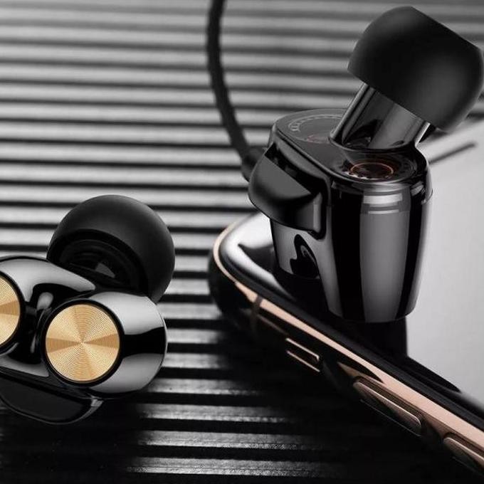 Rock Mutin Dual Unit Drivers Stereo Earphone Hifi Upgrade Rock Zircon