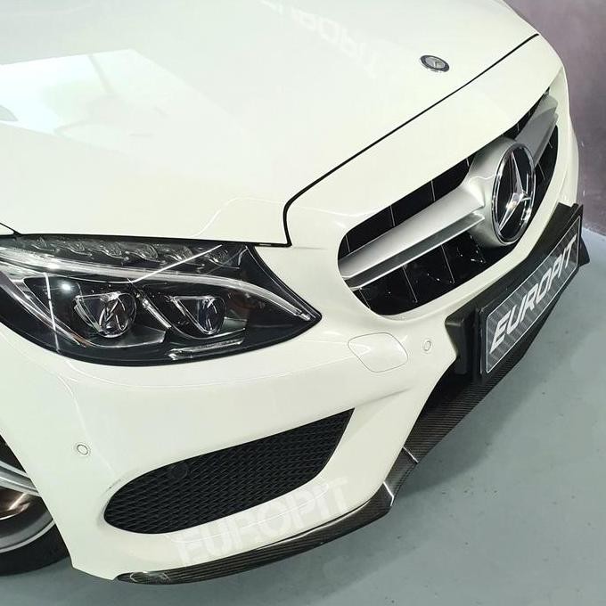asli Carbon Front Lip Mercy W205 C250/C300/C200AMG pack 2014-2018