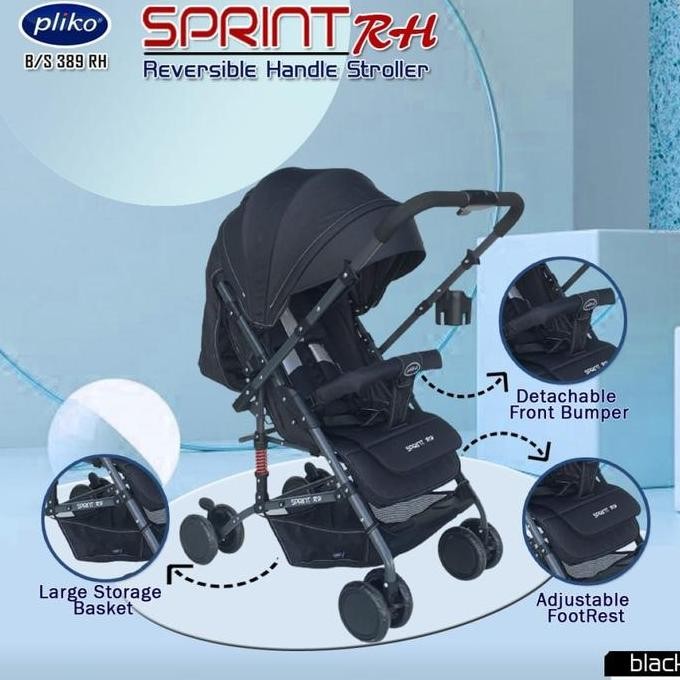 Stroller Pliko Sprint Rh 389/ Stroller Pliko Sprint Rh/ Kereta Dorong Bayi 2 Arah