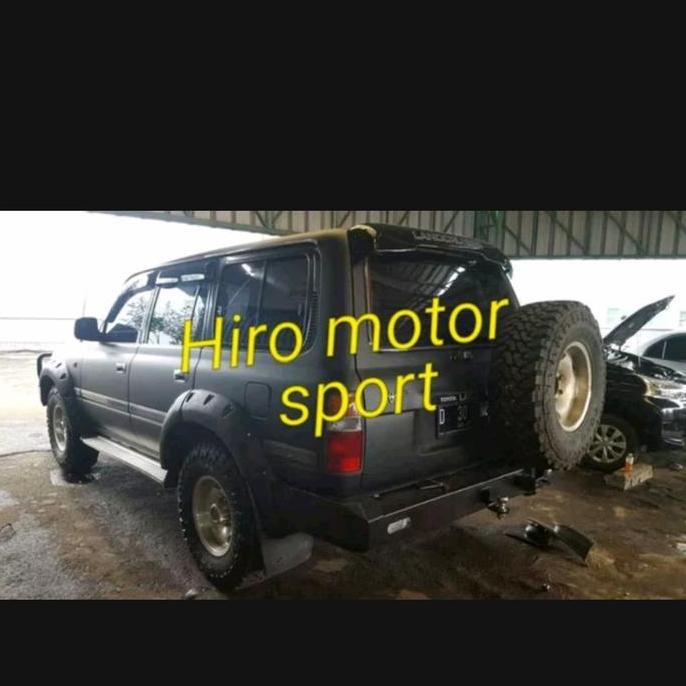 bumper belakang land cruiser vx80 plus hanger