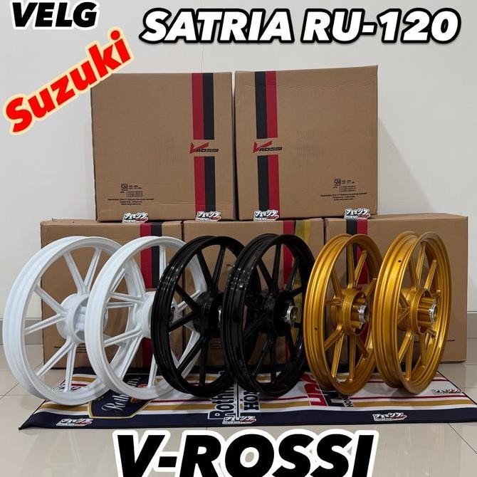 Velg VRossi NOZ / SPRINT GP Wheel Suzuki SATRIA 2-Tak & RK-COOL Double Disc Brake / Disk Brake Depan