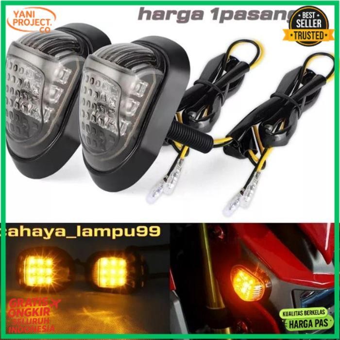 Berkualitas Sein Sen Tempel Kodok Sein Tempel Led Universal Ninja R Rr Mono Klx R15 Diskon