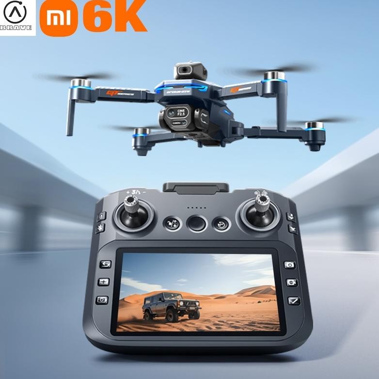 Drone R204/kamera HD 6K/versi layar besar, motor tanpa sikat, penghindaran rintangan empat sisi/dron