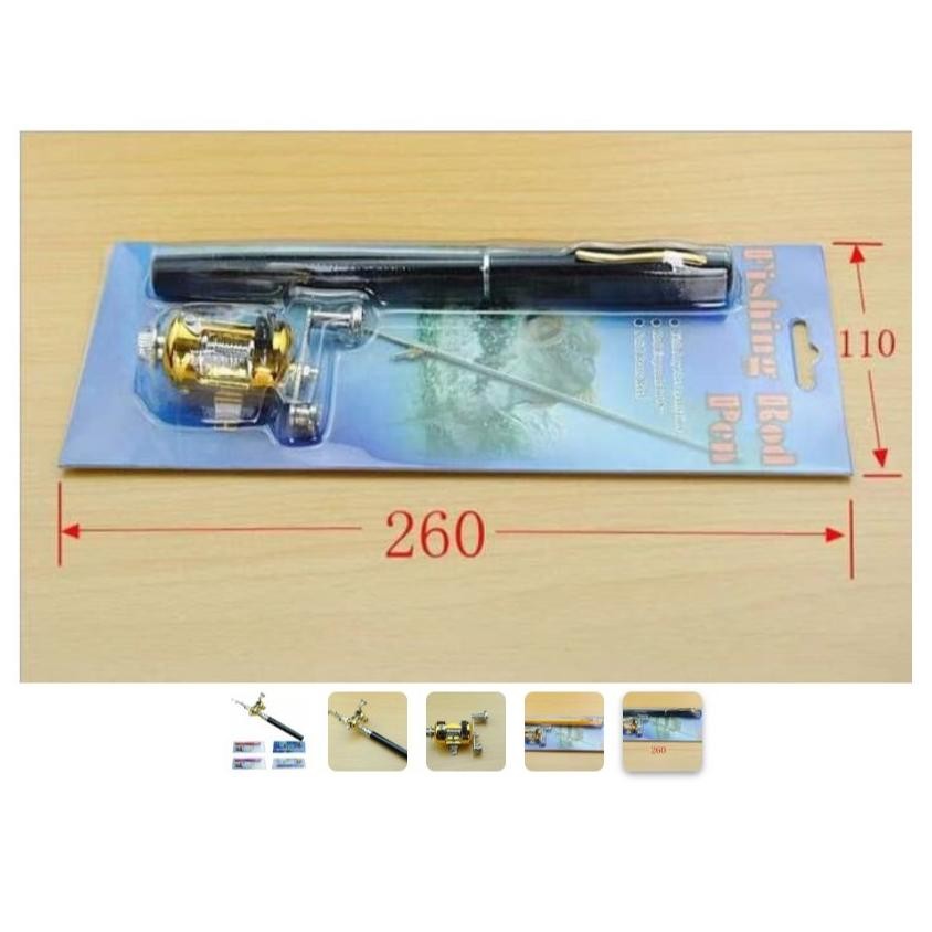 Cod Joran Pancing/Rod Penn/Alat Pancing Mini Pen Fishing Rod/Spinning Di-111