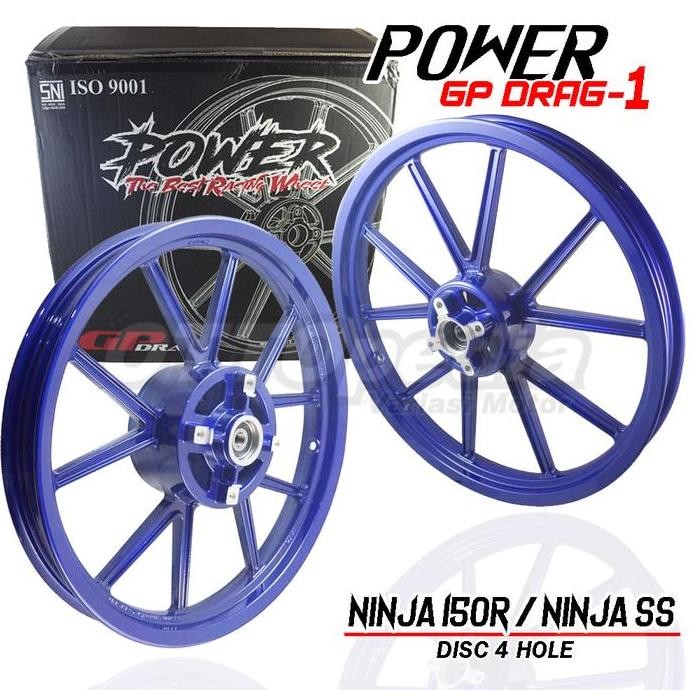Velg Power Pnp Ninja 150R / Ninja SS 150 GP Wheel Drag Model Daytona