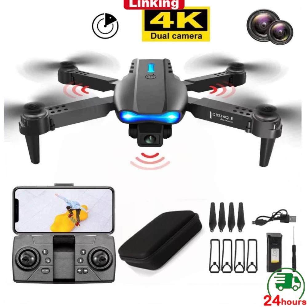 24 Jam Kirim CODDrone Kamera Rc Drone E99 Pro/ E88 Pro K3 Dengan Kamera HD Drone Drone Kamera Jarak 