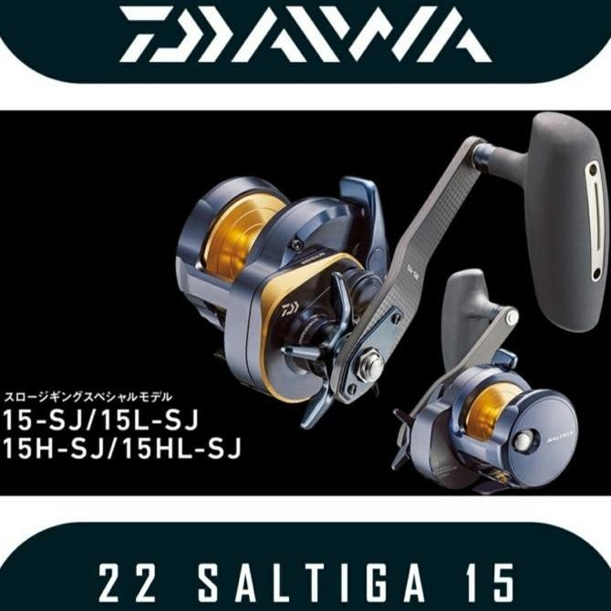 TERMURAH - New Reel Daiwa Saltiga 15 Terbaru - 15-SJ/15L-SJ/15HL-SJ/15HL - Japan