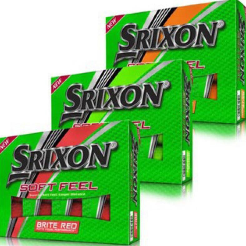 Bola Golf Srixon Softfeel & Bola Golf Srixon Distance New Box Isi 12Pcs - BALL GOLF SRIXON