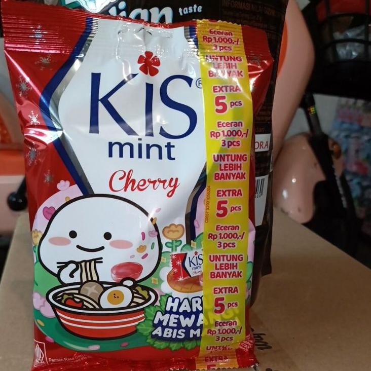 Permen Kis Cherry 125Gr 1 Karton Isi 24Pcs