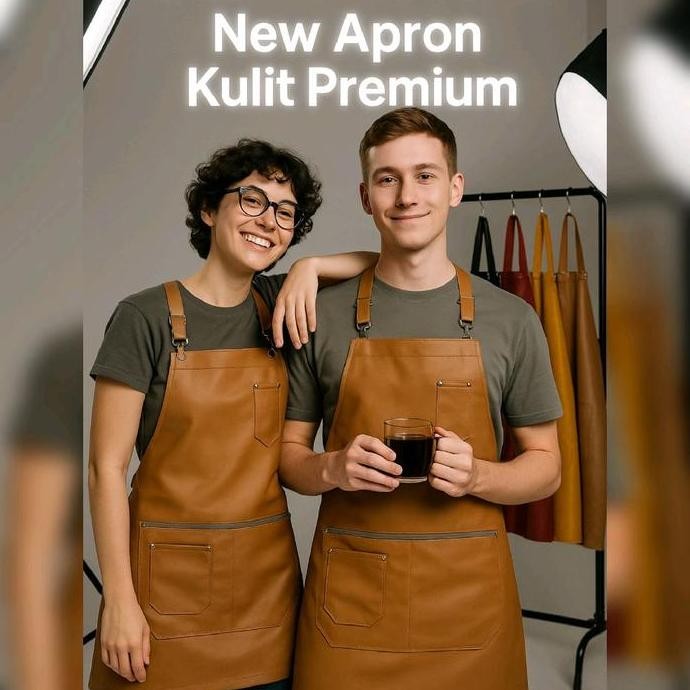 Id Nasya Store Produk Bahan Kulit Apron Barista Apron Premium Apron Bahan Kulit Cocok Untuk Apron Ba
