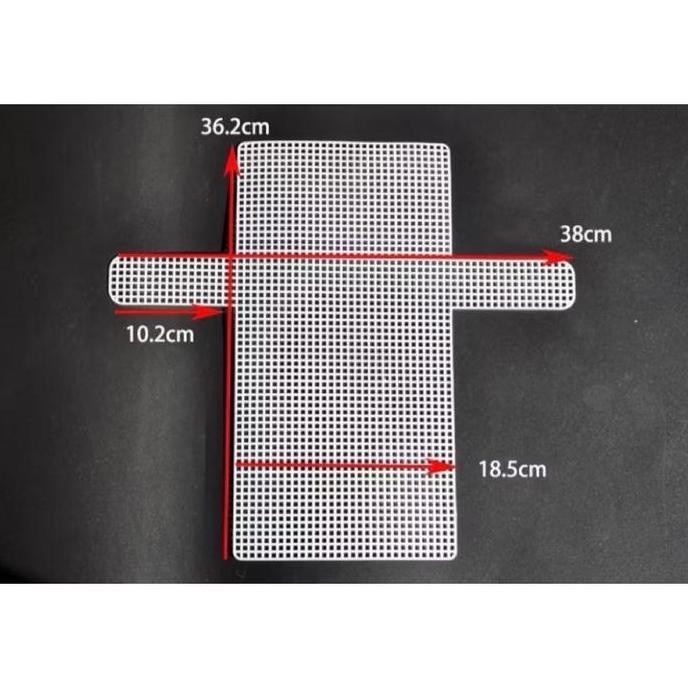 PLASTIC CANVAS / KANVAS BENTUK TAS PLASTIK DIY SIAP JADI